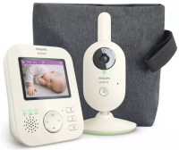 Philips Avent Video Babyfoon    Babyfoon met Camera   Wit   Talk back functie   ECO modus SCD882/26