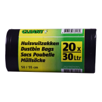 Cleany vuilniszakken   30 L   20 stuks op rol