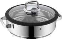 WMF Vitalis stoom  en braadpan Ø 28 cm roestvrij staal met deksel geschikt voor inductie