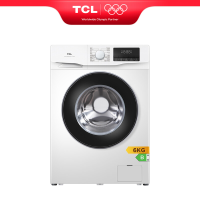 TCL Wasmachine Slim, 6 kg, Slechts 45 cm Diep met BLDC Omvormermotor, Stoomwas, Snelwas 15 min, Automatische Gewichtsherkenning, Kleding Toevoegen [Energieklasse B] FF1006WB0