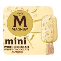 Magnum Mini IJs White Chocolate & White Almond 6 stuks 6 x 55 ml