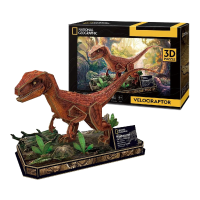 CUBIC FUN 3D Puzzel Velociraptor   63 stuks