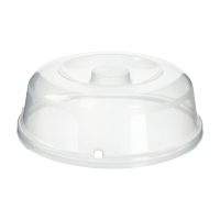 Curver magnetrondeksel   rond   diameter 27 cm   transparant   kunststof vet /spattenbescherming   premium opbergoplossing   duurzaam   moderne huisorganisatie