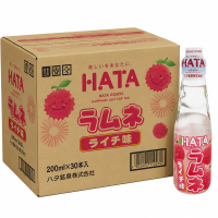Hata Kousen Ramune Soda Lycheesmaak 30 x 200 ml