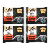 Sheba Mini filets in saus gourmet selectie kattenvoer 4* 4 = 16 x 85 g