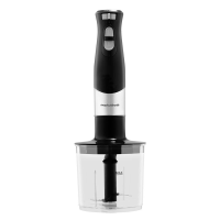 Morphy Richards Total Control staafmixer, variabele snelheidsregeling, turbofunctie, maatbeker van 700 ml, garde, afneembare mengstaaf, hakkom, 600 W, grijs, MUC HB64V