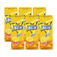 Master Kong 【verkoelend】【hydraterend】 zwarte theedrank met citroensmaak 250 ml x 6