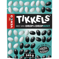 Venco Tikkels Drop & Mint   245 g