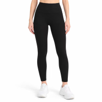 【Hoge taille en tailleverkleinende nude look legging】Yogalegging   Klassiek zwart   L