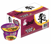Unif noedels  rundvlees & Sauerkraut 125g ( kom of 12)