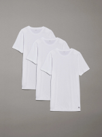 Calvin Klein 3 pack T shirt met ronde hals   katoenen klassiekers   wit XXL