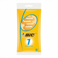 BIC wegwerpscheermessen voor heren   1 Sensitive 5 stuks