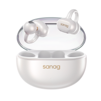 Sanag S6S Nova Oorclip Draadloze Bluetooth koptelefoon Nieuw Botgeleidingconcept Over Ear Open Back Sport Hardlopen Ruisonderdrukkende Stijlvolle AI koptelefoon
