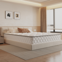 GTIMEX: Adormii serie binnenveringsmatras, matras 140 x 200 cm, 7 zones, 22 cm hoogte, ergonomisch en ademend, hardheidsgraad H3, met hoeslaken, 10 lagen hoogwaardig materiaal
