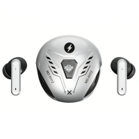 VoxorAI XH12 zilver AI Translator hoofdtelefoon met realtime vertaalondersteuning voor 150 talen. Coole Bluetooth gaming hoofdtelefoon voor studie, reizen en werk.