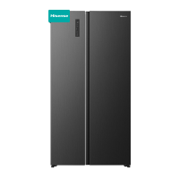 Hisense RS3P558NEFD vrijstaande koel vriescombinatie   inhoud 558 liter   side by side   No Frost   waterdispenser