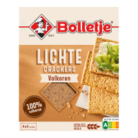 Bolletje Light Volkoren Crackers   190 g