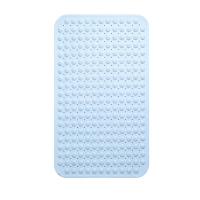 JORDAN&JUDY antislip badmat, 63*35 cm, blauw, waterabsorberend, wasbare mat voor douche & badkamer