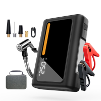 GOKKCL GK01 all in one auto jumpstarter 52,5 Wh PD60W 12 V natrium ionbatterij met luchtpomp & dubbele LED verlichting voor auto's