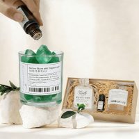 Zooly Kristallen Geurdiffuser Cadeauset   Betoverd Bos Fantoom (Groene Kristal), 380 g, 1 set