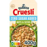 Quaker Cruesli Zero Sugar Noten & Zaden   400 g