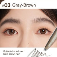 JUDYDOLL LIQUID EYEBROW PEN #03GREY BROWN