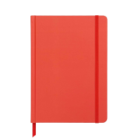 Jubiluu A5 hardcover agenda 18 maanden – zonder datum – 112 vellen (100 g/m² offsetpapier), met bladwijzer & elastieksluiting – ongedateerde planner voor langdurige planning, doeltracking of dagelijkse organisatie – scharlakenrood