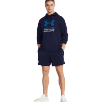 Under Armour Heren Rival Terry 6 inch Shorts Blauw Sportstyle Collectie XXL