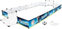 Dunlop Mini Voetbalveld Set   426 x 235 x 36 cm, Blauw/Wit/Zwart