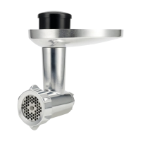 Kenwood KAX950ME mixeraccessoire   vleesmolen   roestvrijstalen maalplaat   worstenvulaccessoire