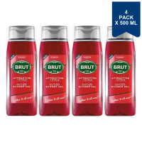Brut Douchegel Attraction Totale 500 ml (4 Pack)