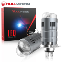 Bullvision H4 ledlampen, grootlicht en dimlicht, 16.000 Lm helderheid, 300% helderder, efficiënt koelsysteem, aansluiten en gebruiken, verpakking van 1