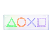 PlayStation Icons LED Neon Licht   Officieel Gelicentieerd   30 cm   Wandmontage   USB Gevoed
