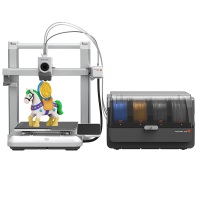 ANYCUBIC x JOYBUY Kobra 4 Combo Smart Multicolor 3D printen met Precisie Automatische Nivellering en Actieve Filamentdroging