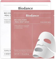 Biodance Bio Collagen Real Deep Mask   4 Sheets, 1.19 Oz 34 g Each
