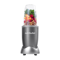 Nutribullet Original Blender   Grijs   600 W   Smoothie Maker   Inclusief beker en mes   Voor voedingsextractie
