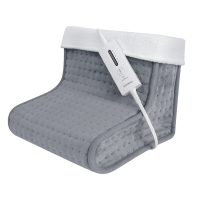 Ruianbao Superzachte Flanellen Stof, 30*30*26 cm, 1 5 Temperatuurinstellingen, 90 min Automatische Uitschakeling, Snelle Opwarming, Uitneembare Binnenzak voor Machinewas, 3D Verwarmende Voetenwarmer