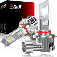 OUSHI HB3 LED koplampen, 600% geoptimaliseerd, 6500 K xenonwit, 1:1 mini formaat, 30000 lm, plug and play, 9005 bulb, set van 2