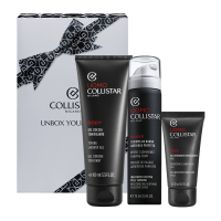 Collistar XMAS25 heren scheerschuim 75 ml + verkwikkende reinigingsgel 30 ml + mini tonifiërende douchegel 100 ml