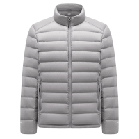 PELLIOT Outdoor 800v Gewatteerde Jas Met Bottenstijl Lichtgewicht Heren Grijs XXL