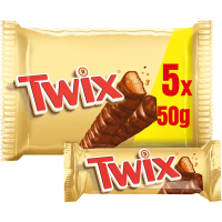 Twix melkchocolade   5 stuks 250 g