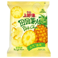 Oishi Vibrant Ananas Aardappelchips (Grote verpakking) 70 g