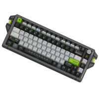 KEYSME AHD HCKR C 75% toetsenbord voor computerspellen, Amerikaanse QWERTY indeling, magnetische Jade Pro schakelaars, 8 kHz opvragingsfrequentie, instelbaar activeringspunt van 0,1–4,0 mm, CNC aluminium behuizing, PBT toetskappen met kleurstofsublimatie