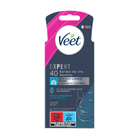 Veet Expert Ontharingsstrips   Gezicht   Gevoelige huid   40 stuks