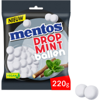 Mentos drop muntballetjes   220 g