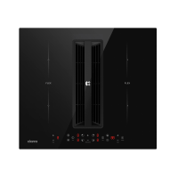 Ciarra ONE 59 cm inductiekookplaat combinatie met afzuigkap met geïntegreerde Plasma⁺ luchtreiniging, 4 kookzones met Boost en Flex Zone, model CBBEH594BBFF (Installatiekit apart verkrijgbaar)