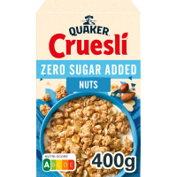 Quaker Cruesli Noten 0% Toegevoegde Suiker   400 g