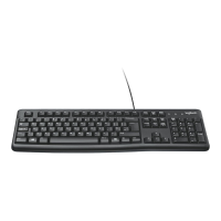 Logitech K120 bedraad toetsenbord   Zwart
