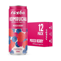 Nexba Kombucha Mixed Berry   12 x 330 ml