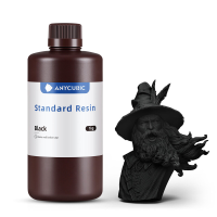 ANYCUBIC standaard resin 405nm UV sneldrogend voor LCD/DLP/SLA 3D printers, zwart, 1 kg